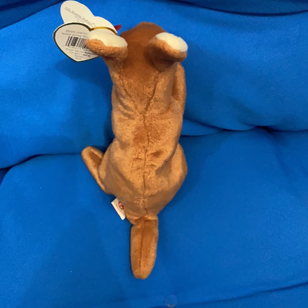 TY Beanie Baby Pouch Kangaroo 1996 NWTS ExcellentCondition - Picture 2 of 11